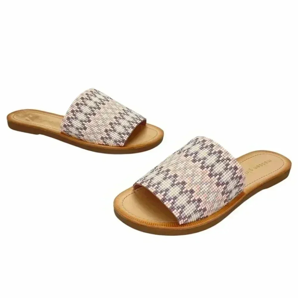 NWOB Madden Girl Luuluu Womens Slide Sandals